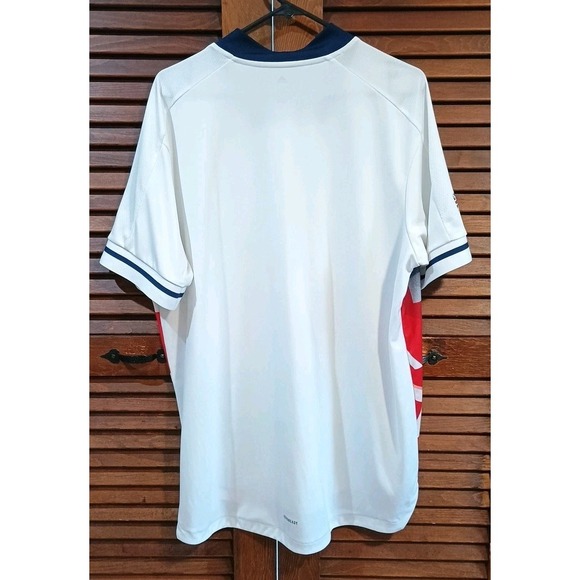 TEAM GB ADIDAS FOOTBALL SHIRT OLYMPICS GAMES 2020 White Mens - Picture 7 of 7
